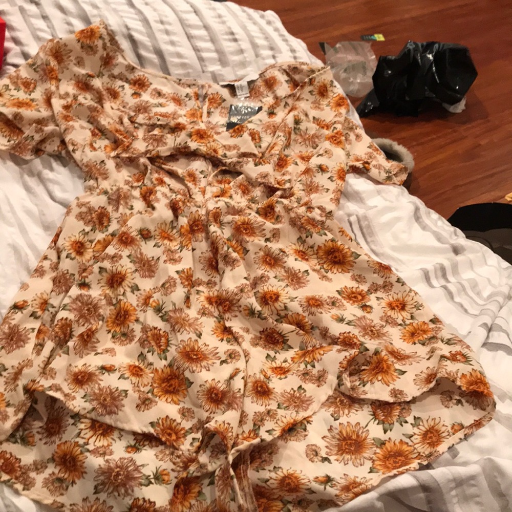 Forever 21 Flower Romper